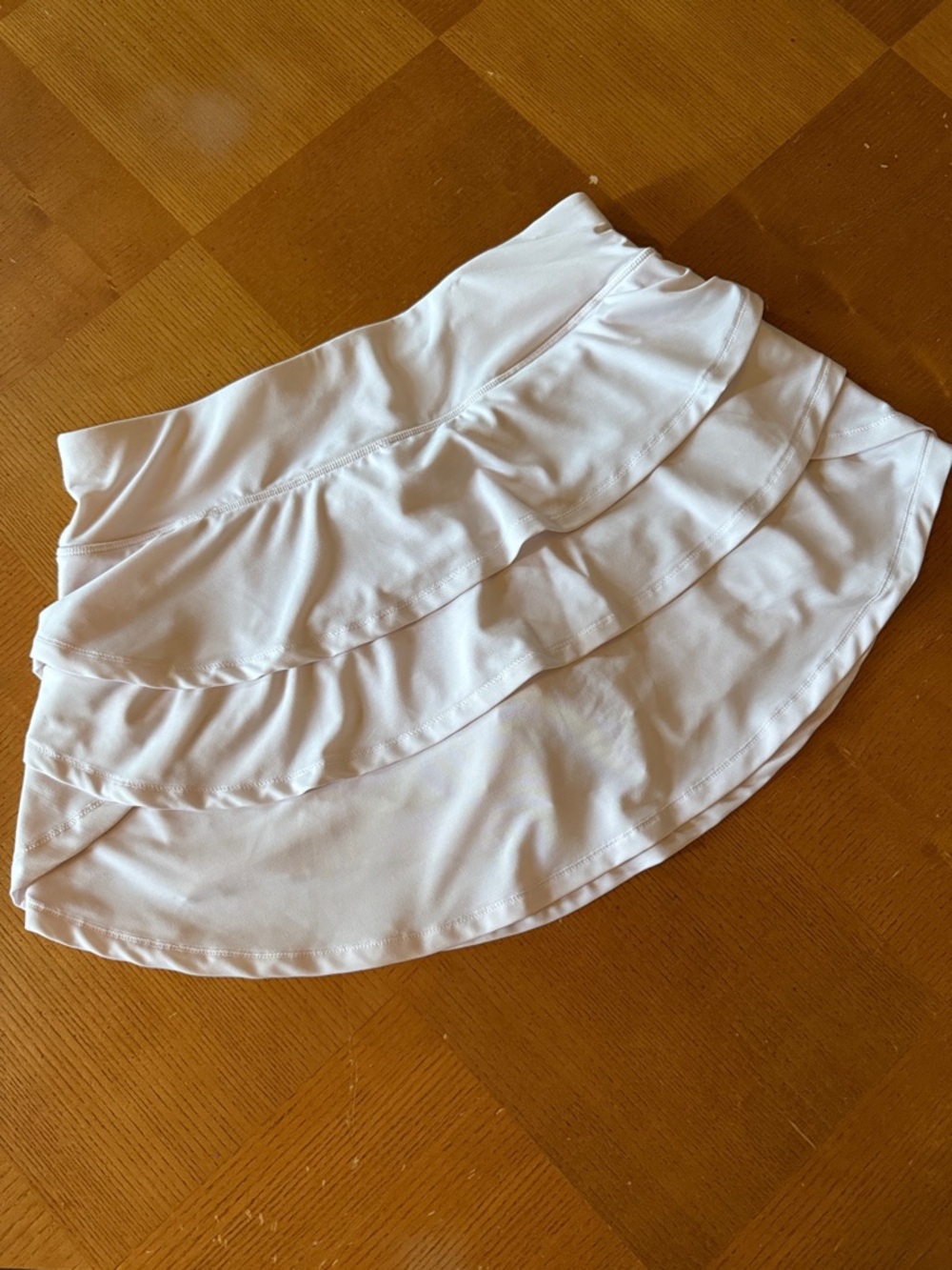 Calvin Klein light pink Tiered Ruffle Mini Skirt